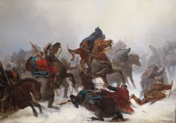 El rey Sverre cruzando Vossefjellene